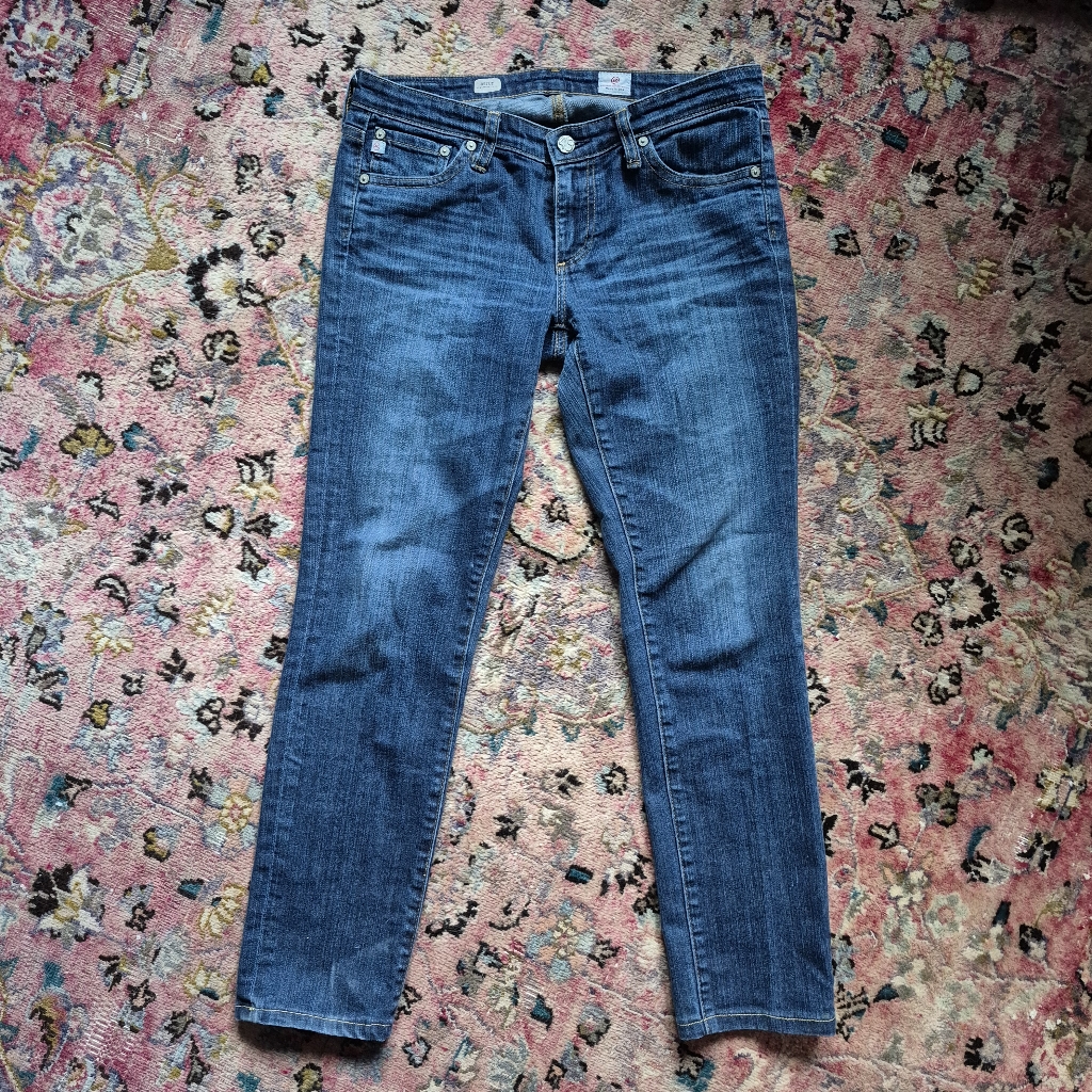 Ag Adriano Goldschmied Dark Blue Slim Jeans
